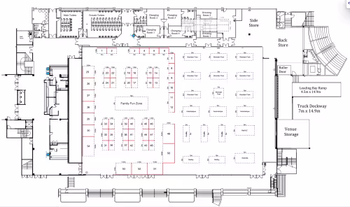 TSB Arena Layout